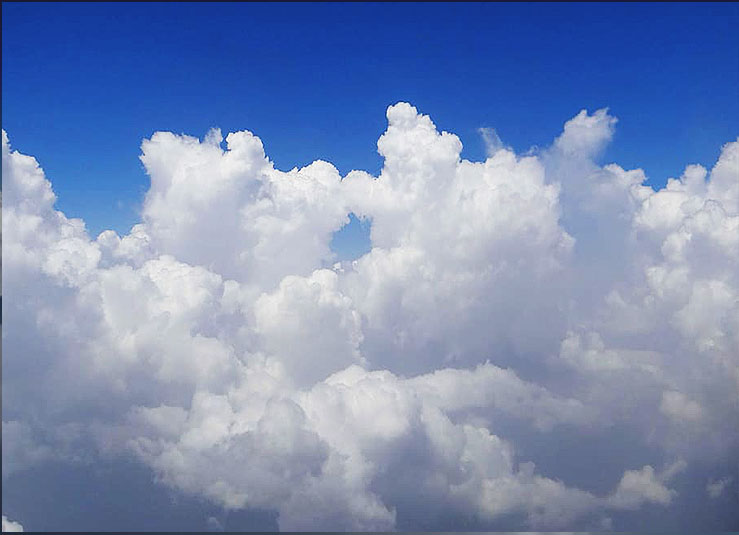 Fig. 1: Stratocumulus clouds