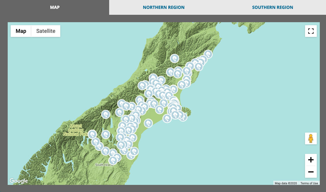 Fig. 7: Click on the image for up to rainfall data on the Environment Canterbury website.