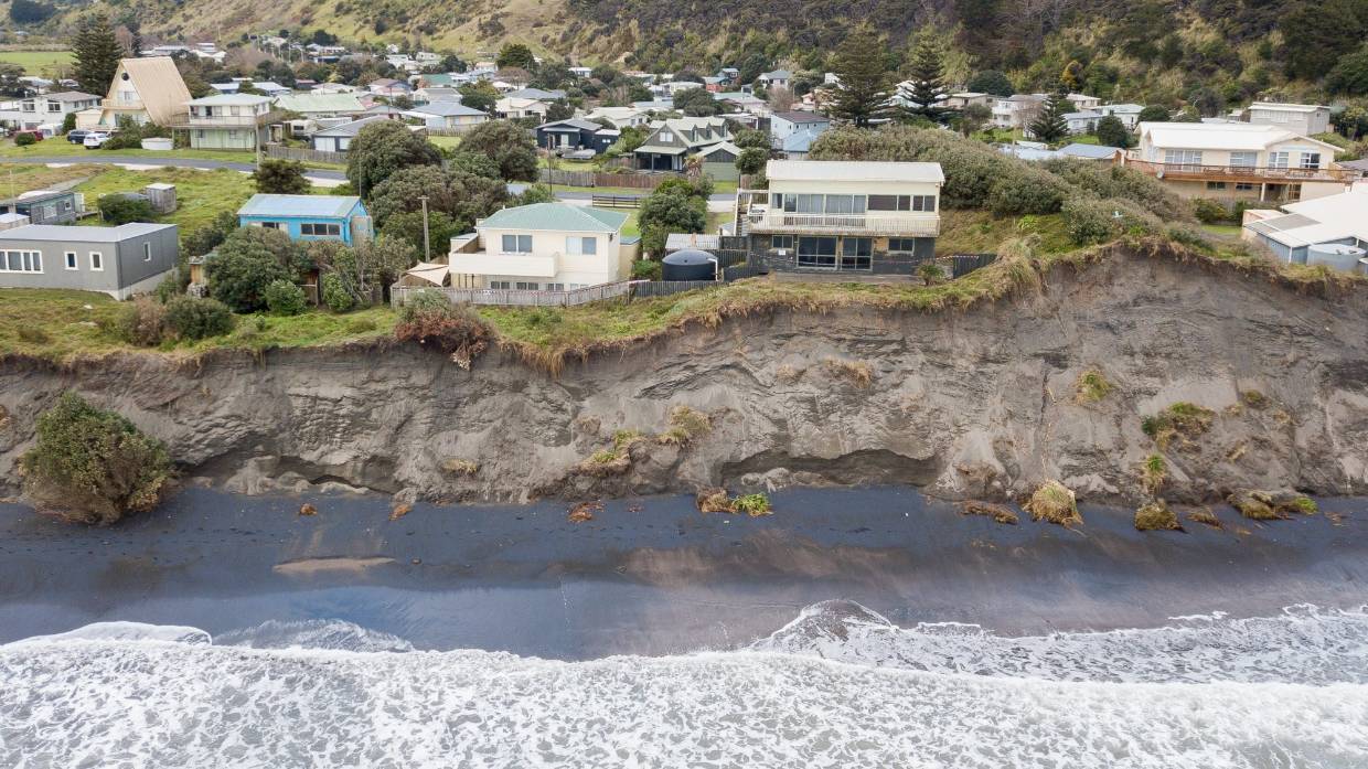 Fig. 9: After debris flow from the valley behind hit homes in 2005, Matatā residents were asked to shift due to the risk. (Image: Dominico Zapata/ Stuff)