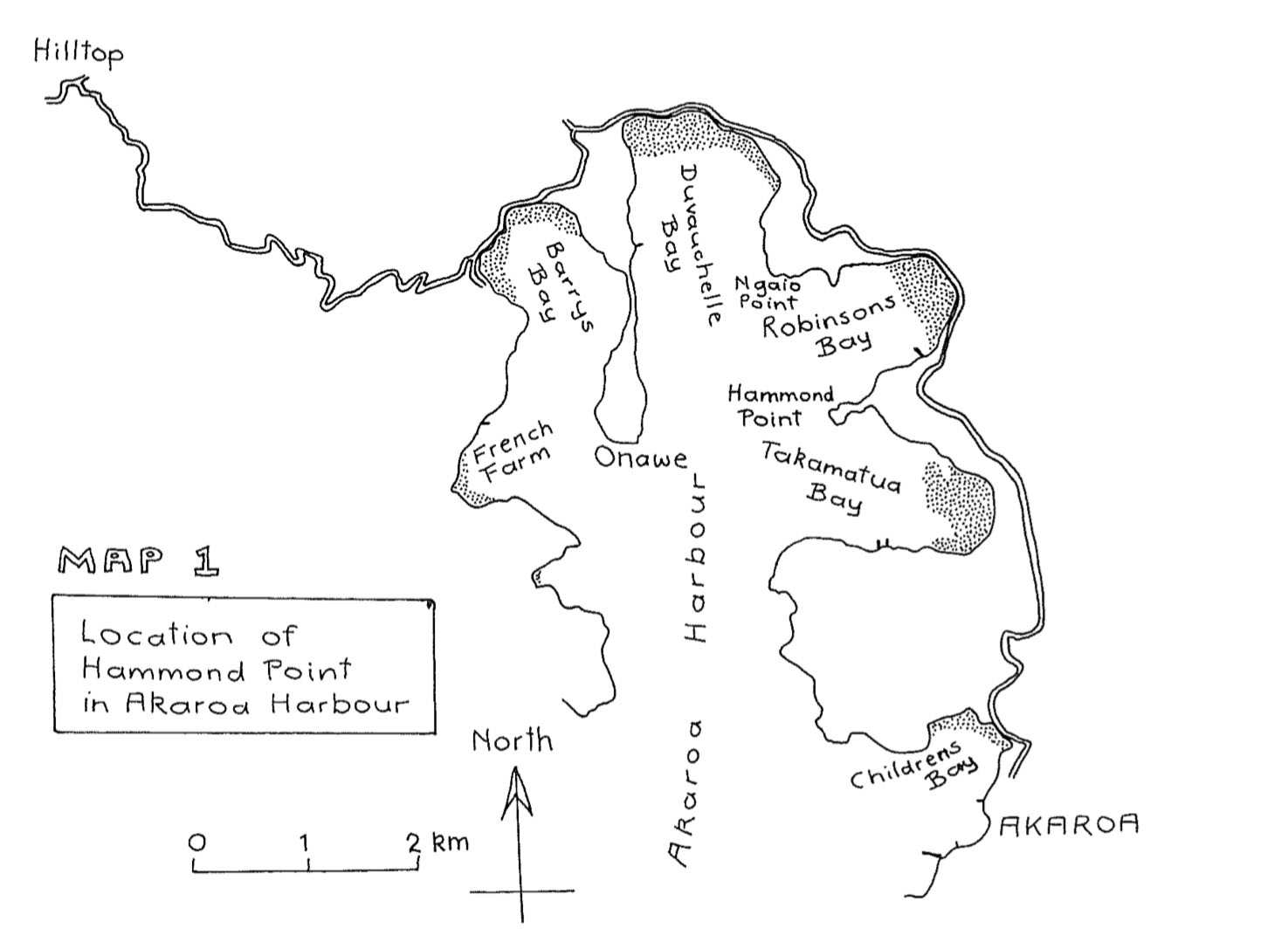 Fig. 5: Location map. (Image: Hugh Wilson)