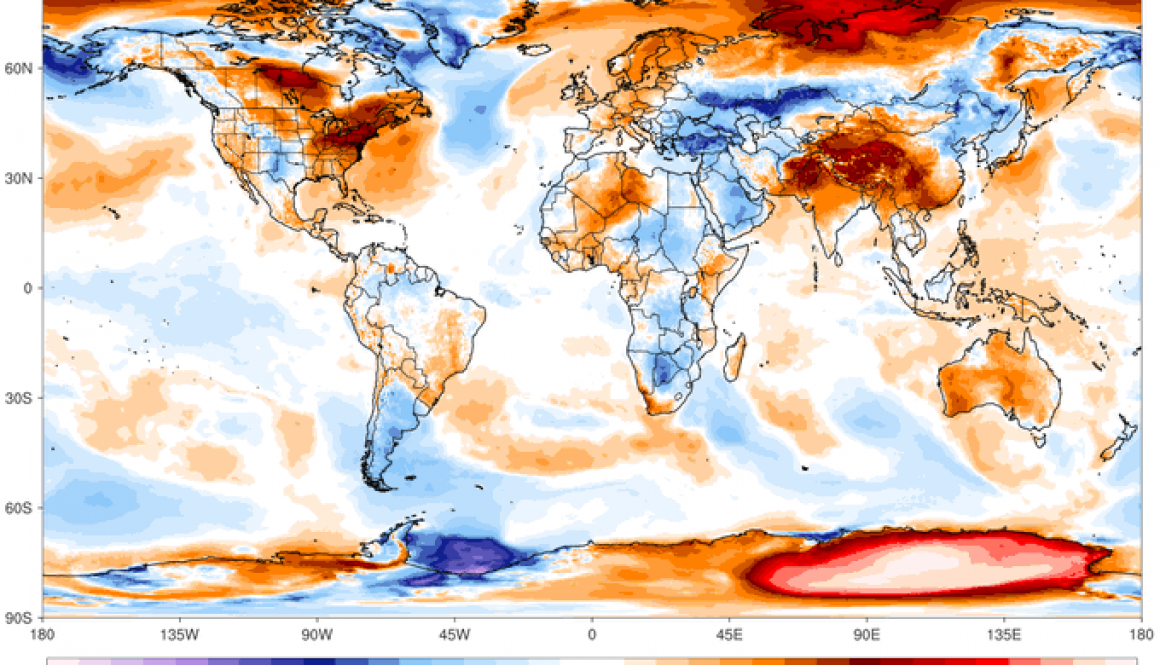 Record Arctic and Antarctic temperatures March 18 2022