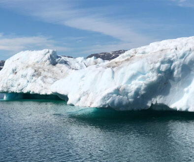 Glacier terminal undercut by warm water image by Sonny Whitelaw