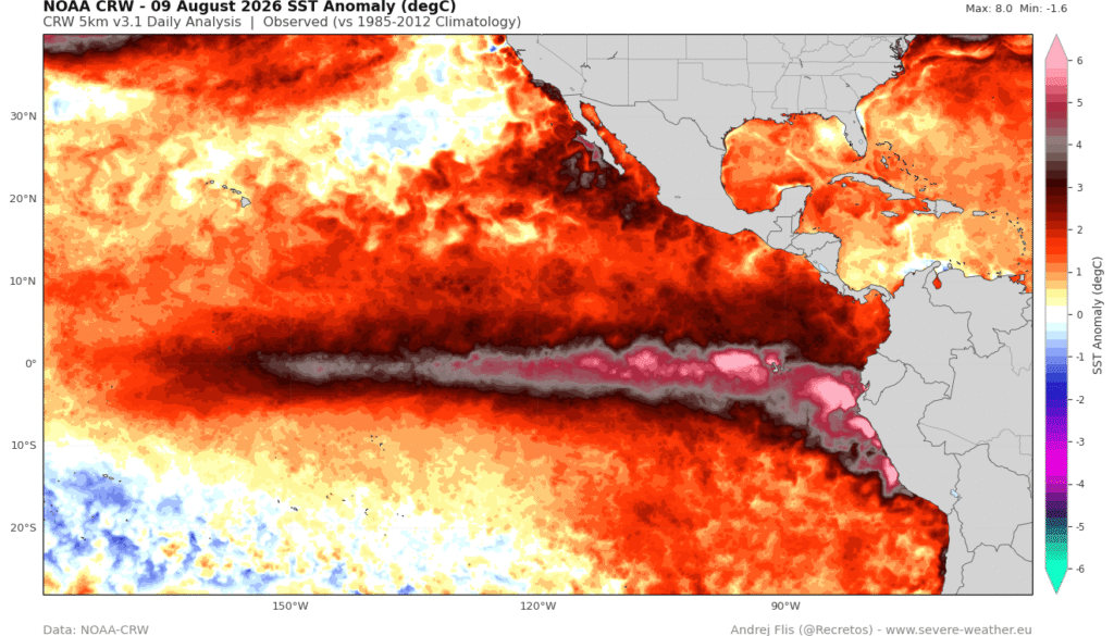 El Niño August 2026